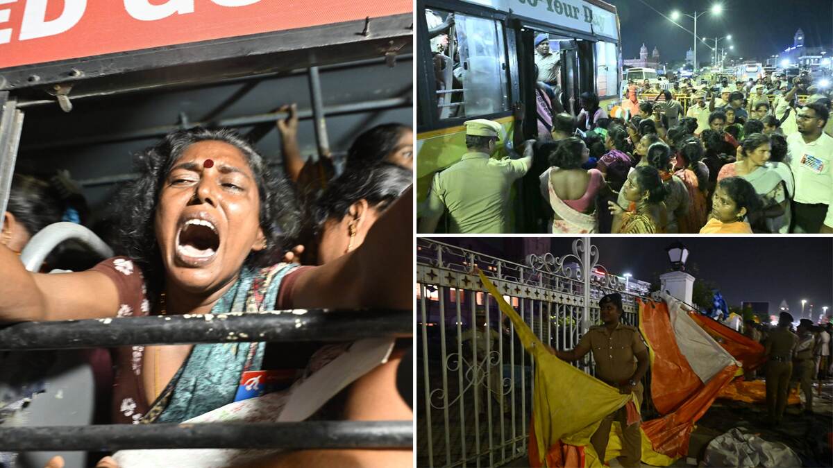 Sanitary Workers Arrest Vs Coolie FDFS: ஒருபக்கம் கூலித் தொழிலாளர்கள் போராட்டம்.. மறுபக்கம் 'கூலி' கொண்டாட்டம்.. கடும் விமர்சனங்கள்.!