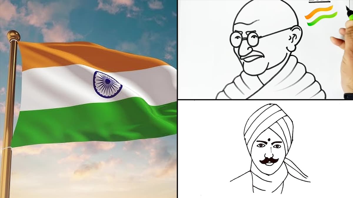 Independence Day Drawing Tips: சுதந்திர தினம் 2025.. தேசியக்கொடி, சுதந்திர போராட்ட வீரர்களின் ஓவியம் வரைவது எப்படி?