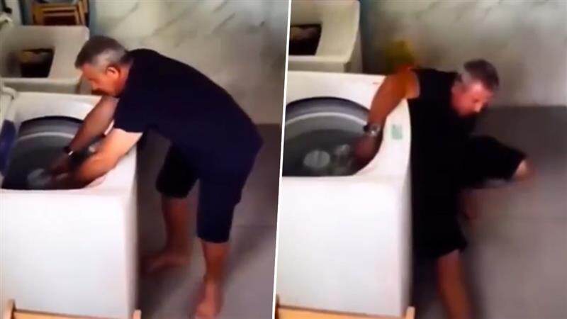 Shocking Video: வாஷிங்மெஷினில் துணி போட்ட நபர் துடிதுடித்து மரணம்.. பதைபதைக்க வைக்கும் சம்பவம்.!