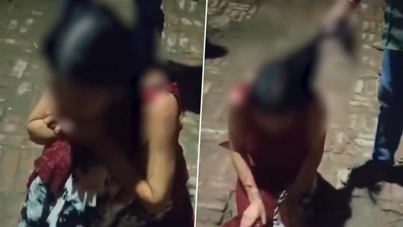 Shocking Video: இளம்பெண்ணை மின்கம்பத்தில் கட்டிவைத்து தாக்கிய கும்பல்.. அதிர்ச்சியூட்டும் காரணம்.!