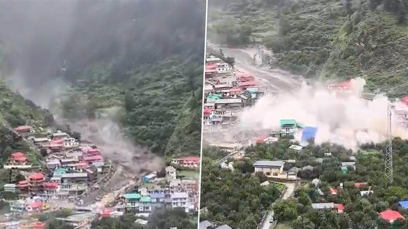 Uttarakhand Flood: மேக வெடிப்பு பெரு வெள்ளத்தில் சிக்கிய மக்கள்.. உயிர் பயத்தில் கதறும் காட்சிகள்.!