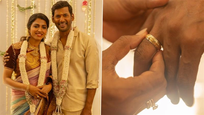 Vishal & Sai Dhanshika: எளிமையாக நடந்து முடிந்த விஷால் - சாய் தன்ஷிகா நிச்சயதார்த்தம்.. விரைவில் திருமணம்.. குவியும் வாழ்த்துக்கள்.!