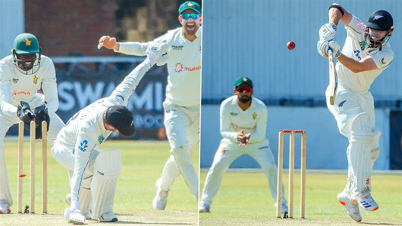 ZIM Vs NZ 2nd Test, Day 2: ஜிம்பாப்வே பவுலர்களை வெளுத்து வாங்கும் நியூசிலாந்து.. 302 ரன்கள் முன்னிலை..!
