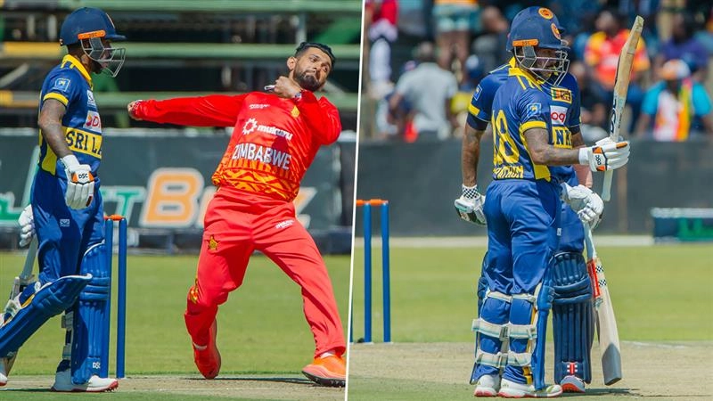 ZIM Vs SL 1st ODI: இலங்கை அபார பேட்டிங்.. ஜிம்பாப்வே வெற்றி பெற 299 ரன்கள் இலக்கு..!