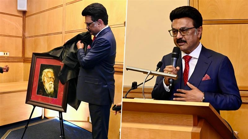 CM Stalin Unveils Periyar's Portrait: ஆக்ஸ்போர்டில் தந்தை பெரியார் உருவப்படம் திறப்பு.. முதல்வர் ஸ்டாலின் நெகிழ்ச்சி..!
