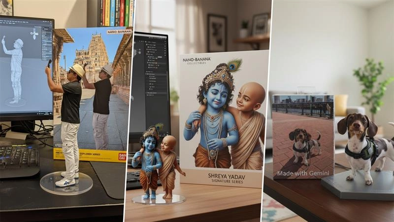 Google Gemini 3D Ai Photo Editing: கூகுள் ஜெமினி ஏஐ போட்டோ ட்ரெண்டிங்.. அரசியல் முதல் நிகழ்வு வரை.. கைவரிசையை காண்பிக்கும் நெட்டிசன்கள்.!