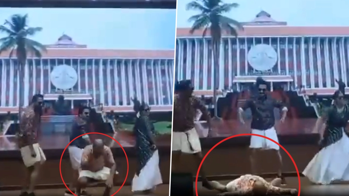 Shocking Video: மேடையில் நடனமாடிய நபர் மயங்கி விழுந்து உயிரிழப்பு.. ஓணம் கொண்டாட்டத்தில் சோகம்.!