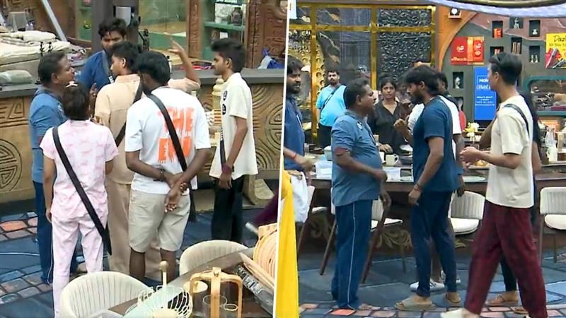 Bigg Boss Tamil 9: வாட்டர் மெலன் ஸ்டாரை அடிக்க கை ஓங்கிய எப்ஜெ.. பிக்பாஸ் வீட்டிற்குள் வைத்து தாக்க முயற்சி.. பிக்பாஸ் வீட்டில் கலவரம்.!