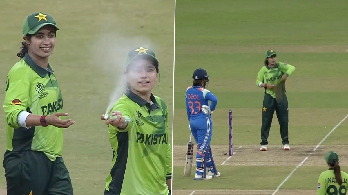Pakistan Skipper Fatima Sana Uses Bug Spray: ஈக்களை சமாளிக்க ஸ்ப்ரே.. இந்தியா Vs பாகிஸ்தான் பெண்கள் போட்டியில் பாக்., ஸ்கிப்பர் பாத்திமா சனா செயல்.. வைரலாகும் வீடியோ.!