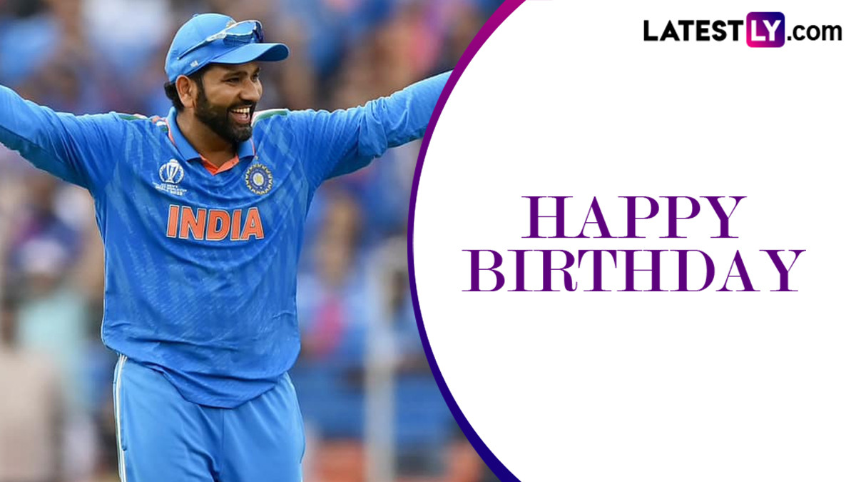 HBD Rohit Sharma: 37 வயதில் அடியெடுத்து வைத்த ஹிட்மேன்; பல சாதனைகள் படைக்க மனதார வாழ்த்தும் ரசிகர்கள்.!