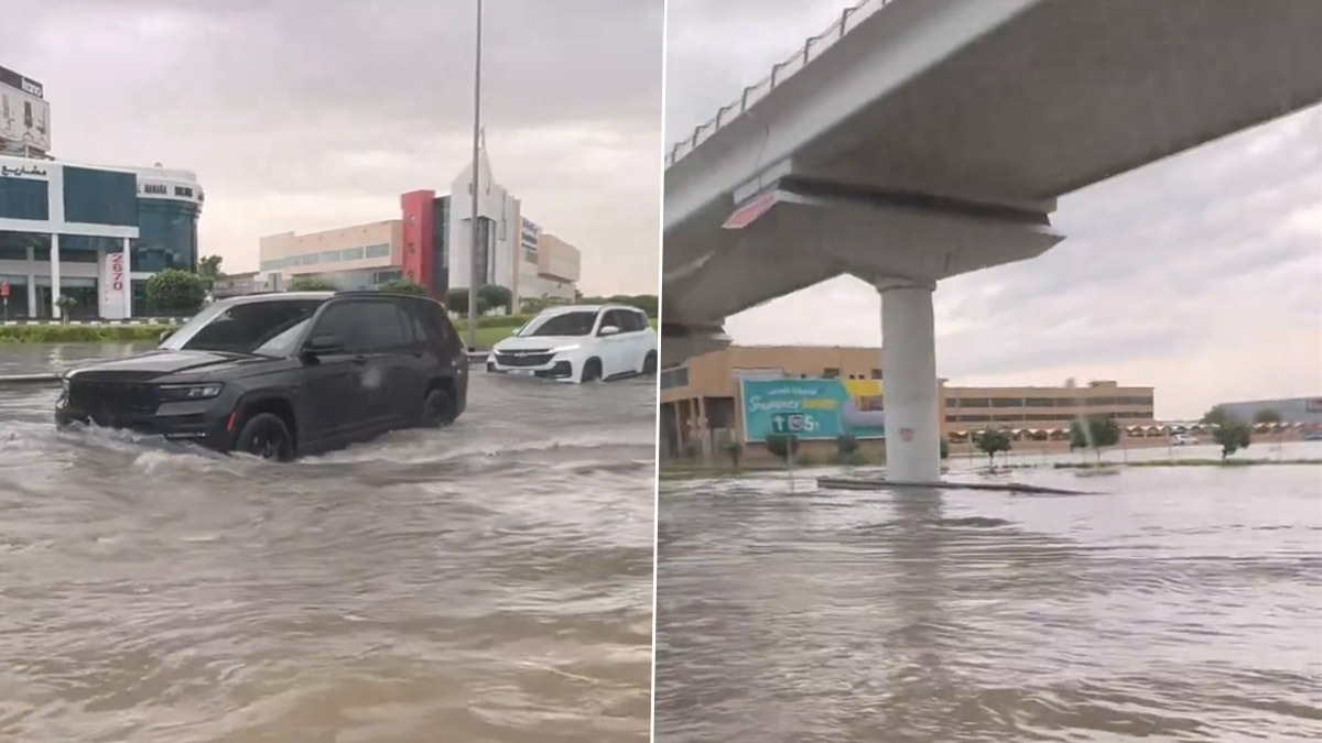 Dubai Floods: மீண்டும் துபாயில் கொட்டித் தீர்க்கும் கனமழை.. தத்தளிக்கும் பாலைவன துபாய்..!