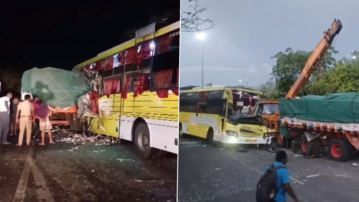 Bus Collied With Lorry: லாரி மீது ஆம்னி பேருந்து மோதி பயங்கர விபத்து; 4 பேர் பலி.. செங்கல்பட்டில் சோகம்.!