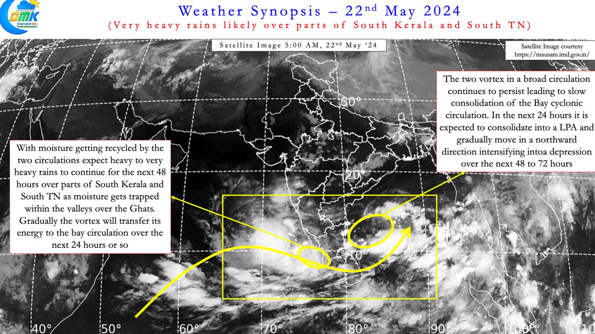 TN Weather Report: கொட்டித் தீர்க்கும் கனமழை.. மீனவர்களுக்கான எச்சரிக்கை.. வானிலை ஆய்வு மையம் தகவல்..!