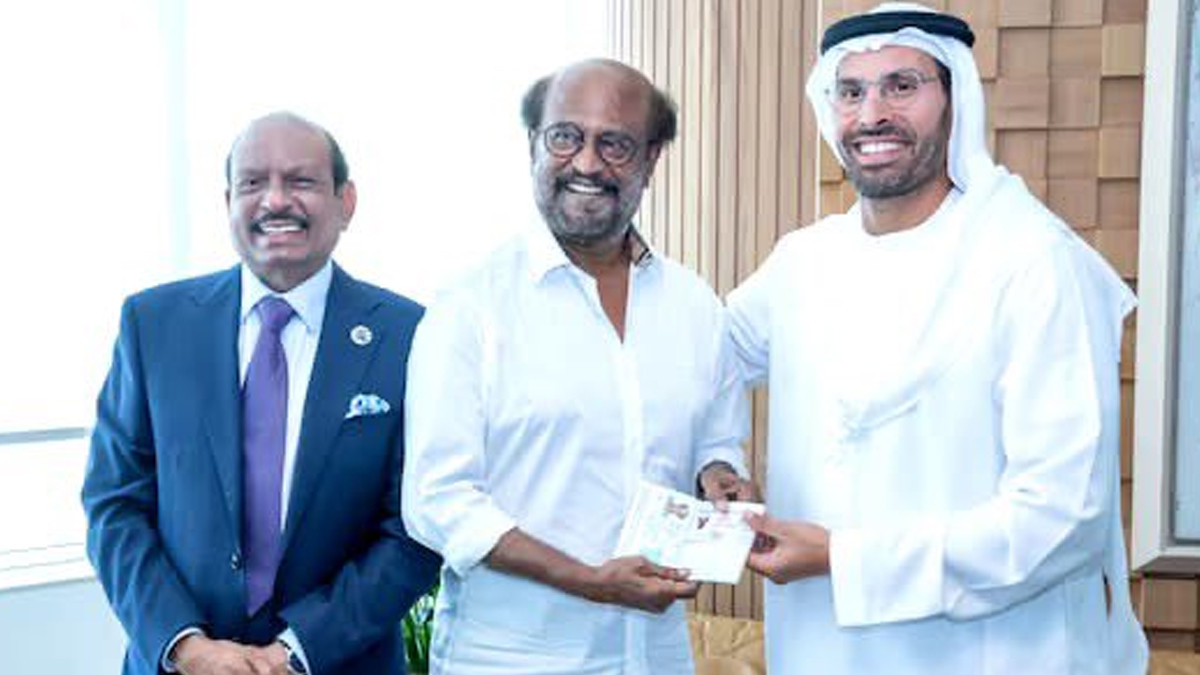 Rajinikanth awarded UAE’s Golden Visa: சூப்பர் ஸ்டார் ரஜினிகாந்த்திற்கு கோல்டன் விசா.. ஐக்கிய அரபு அமீரகத்தின் கௌரவம்..!
