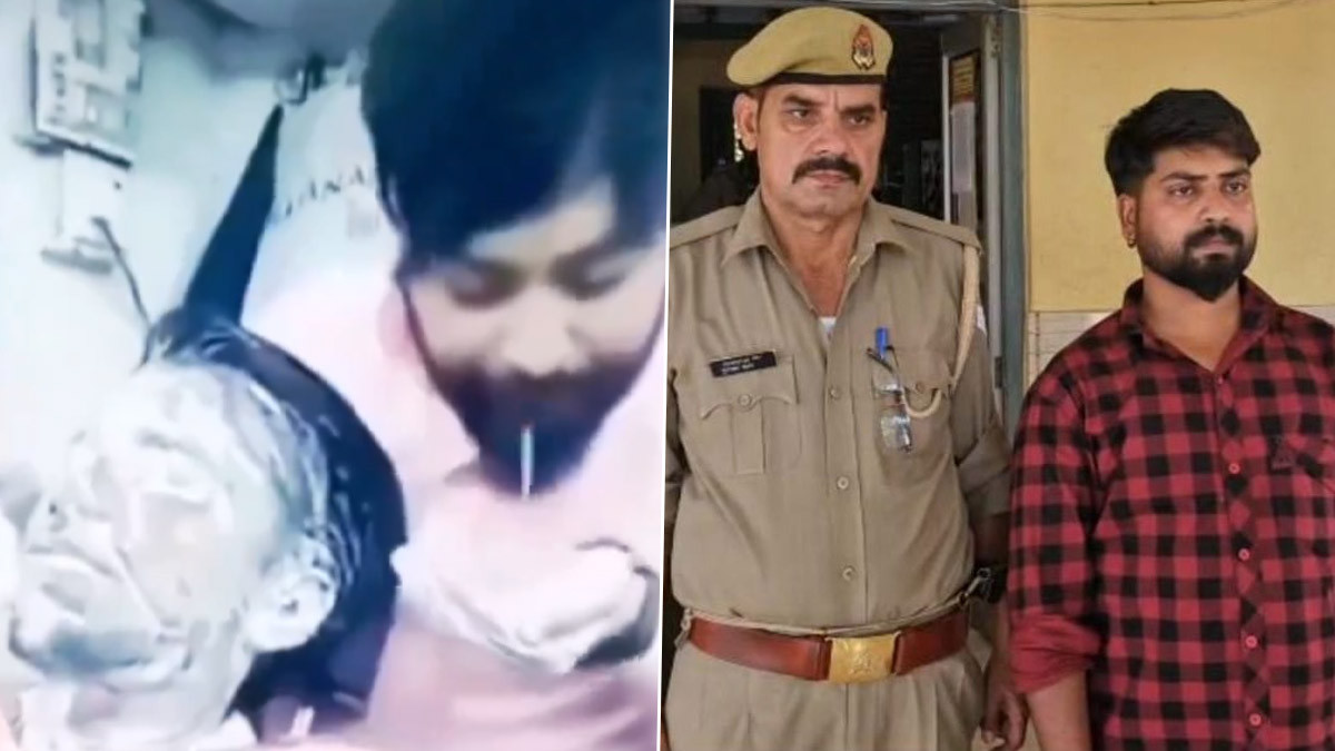 Saliva Face Massage in UP: முகத்திற்கு எச்சில் துப்பி மசாஜ் செய்த சலூன் கடைக்காரர்.. உத்திர பிரதேசத்தில் பரபரப்பு..!