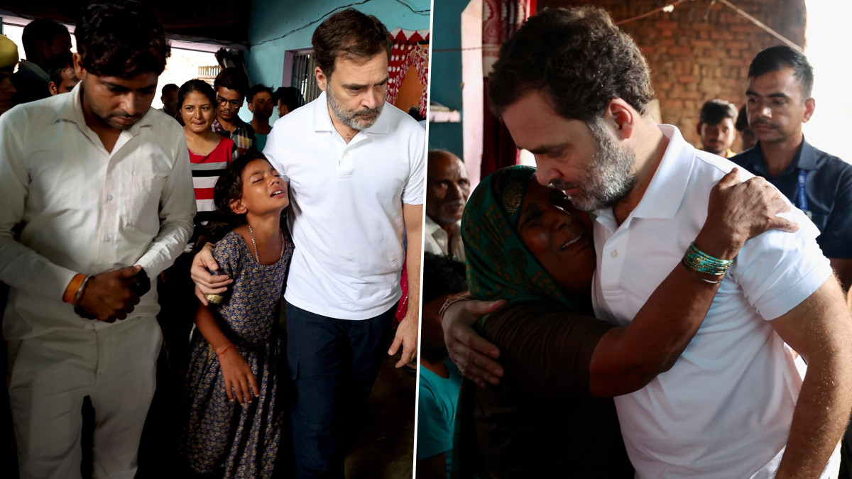 Rahul Gandhi on Hathras Stampede: உபி.யில் கூட்ட நெரிசலில் சிக்கி 121 பேர் உயிரிழந்த விவகாரம்; நேரில் சென்று ஆறுதல் கூறிய ராகுல் காந்தி.!