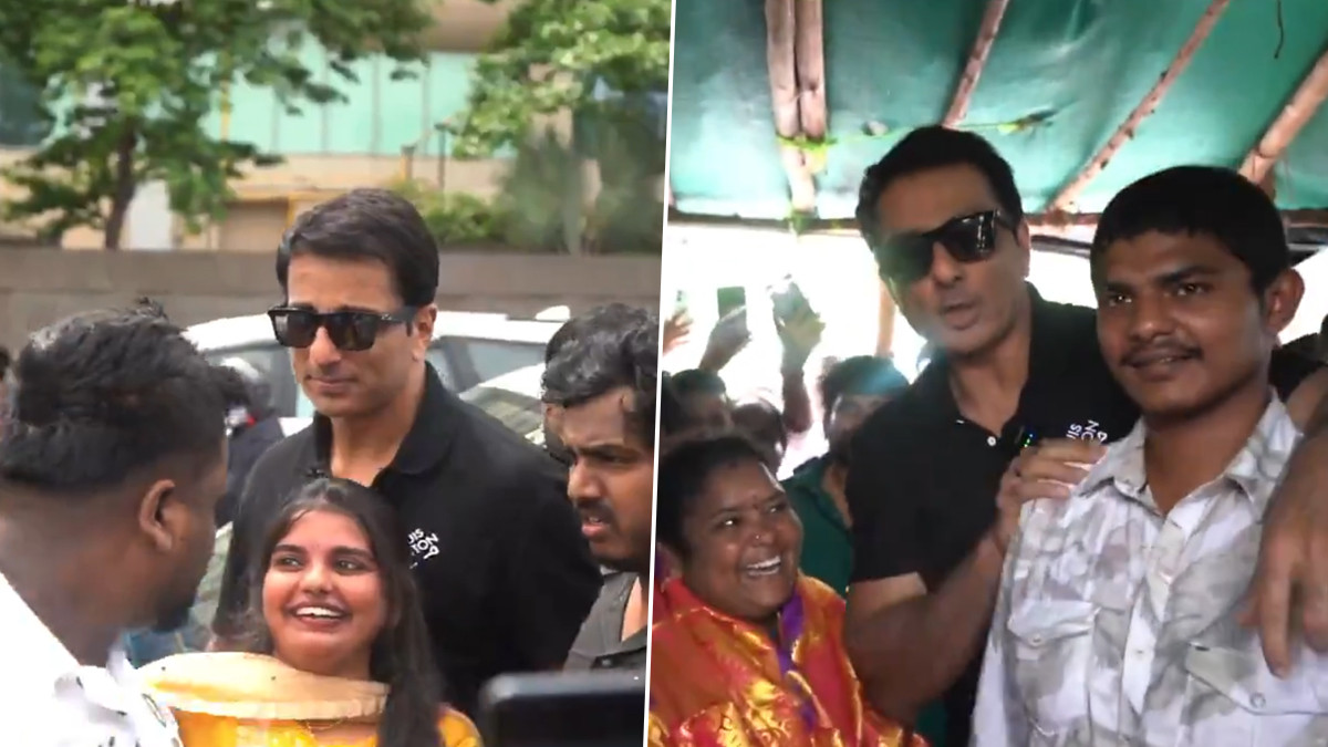Actor Sonu Sood Visits Kumari Aunty Food Stall: ஹைதராபாத் பேமஸ் குமாரி ஆன்டி-யின் சாலையோர உணவகத்திற்கு நேரில் சென்ற நடிகர் சோனு சூட்..!