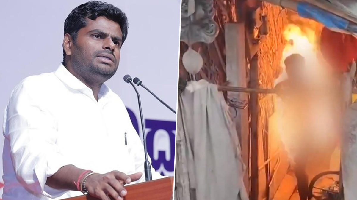 TN BJP Chief Annamalai Tweets About Gummidipoondi Issue: பட்டா பிரச்சனையில் இளைஞர் தீக்குளிப்பு சம்பவம்.. பொங்கி எழுந்த தமிழக பாஜக தலைவர் அண்ணாமலை..!