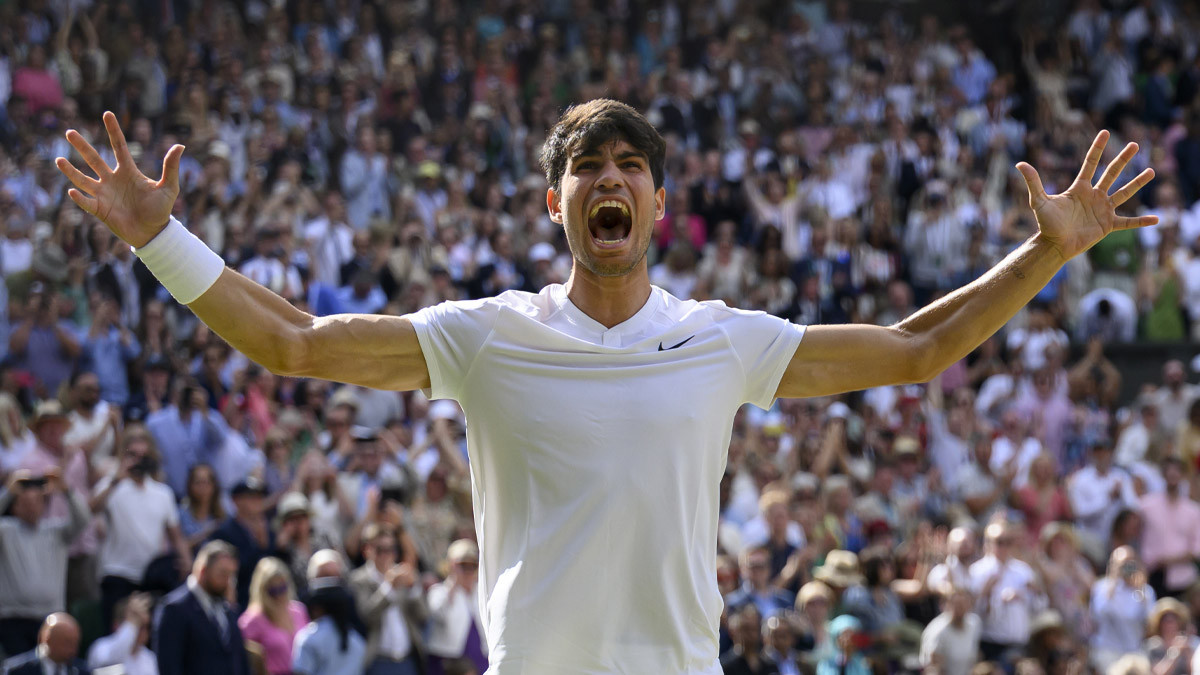 Wimbledon 2024 Final: விம்பிள்டன் டென்னிஸ் இறுதிப் போட்டி.. சாம்பியன் பட்டத்தை வென்ற கார்லஸ் அல்காரஸ்..!