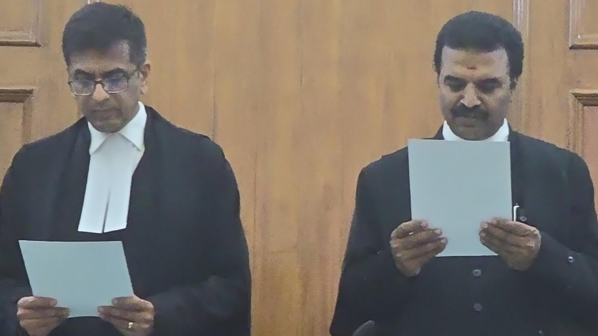 Supreme Court Judges: உச்சநீதிமன்ற தலைமை நீதிபதியாக ஆர். மகாதேவன், கோடீஸ்வர் சிங் பதவியேற்பு..!