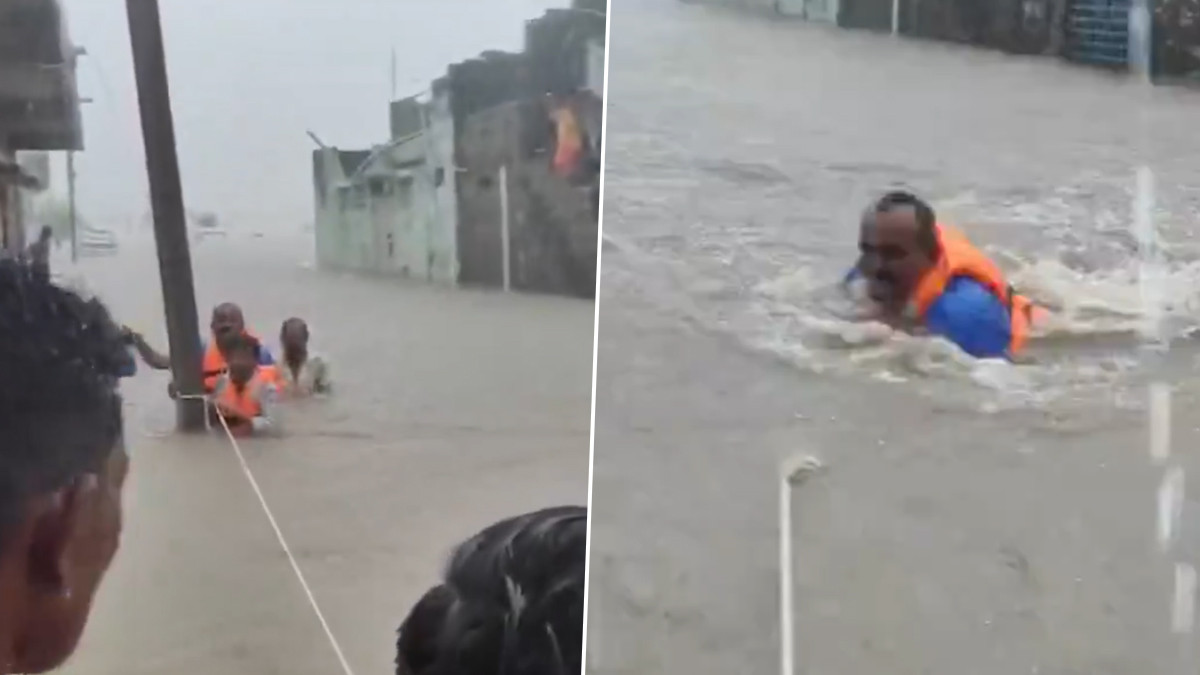 Heavy Rains In Junagadh: கனமழை காரணமாக இயல்பு வாழ்க்கை பாதிப்பு; வெள்ளத்தில் சிக்கித் தவிக்கும் மக்களை மீட்கும் பணிகள் தீவிரம்..!