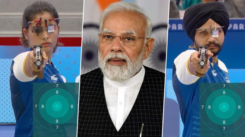 PM Narendra Modi Congratulates Manu Bhaker and Sarabjot Singh: ஒலிம்பிக்கில் இந்தியாவுக்கு 2-வது பதக்கம்.. வாழ்த்து தெரிவித்த பிரதமர் நரேந்திர மோடி..!