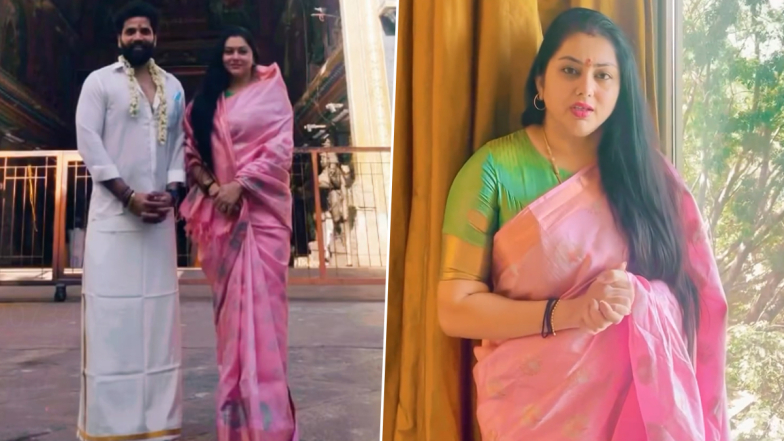 Actress Namitha Issue: நடிகை நமீதாவை கோவிலுக்குள் விடாமல் தடுத்து நிறுத்திய அதிகாரிகள்.. கோவில் நிர்வாகம் விளக்கம்..!