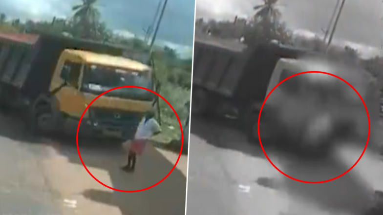 Thanjavur Accident: ஸ்டியரிங் லாக் ஆனதால் சோகம்; சாலையில் நொடியில் நடந்த பகீர் சம்பவம்.. வைரல் காட்சிகள்.!