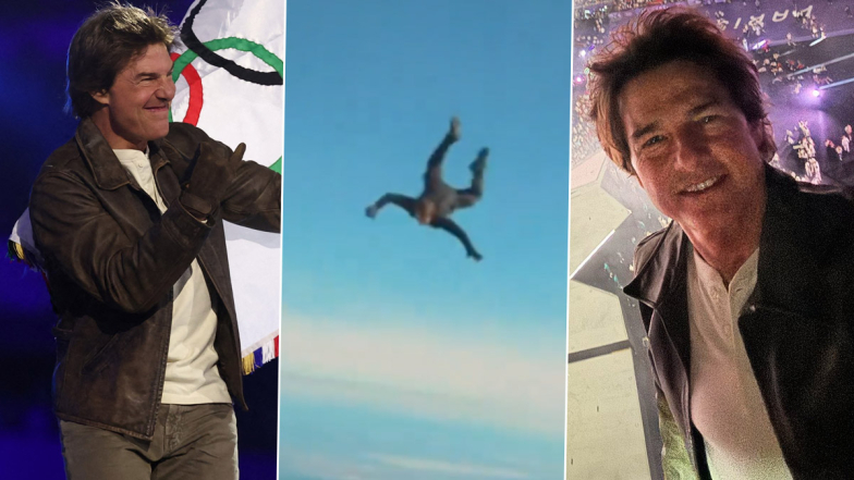 Tom Cruise At Paris Olympics 2024 Closing Ceremony: 2024 பாரிஸ் ஒலிம்பிக் நிறைவு விழா; ஹாலிவுட் நடிகரின் சாகசங்கள்.. ரசிகர்களுக்கு இன்ப அதிர்ச்சி..!