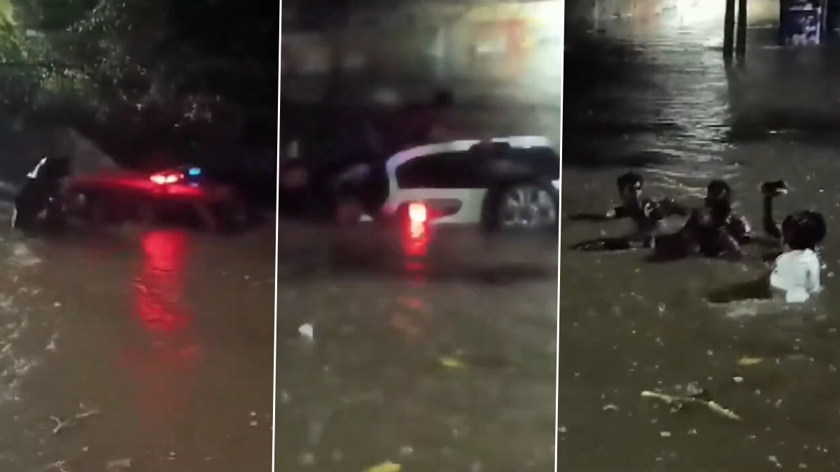 Car Struck into Flood: மதுரையை அலறவிட்ட பேய் மழை; சுரங்கப்பாதையில் சிக்கிய கார்.. 3 பேரின் உயிரை காப்பாற்றிய போலீஸ்.. குவியும் பாராட்டுக்கள்.!