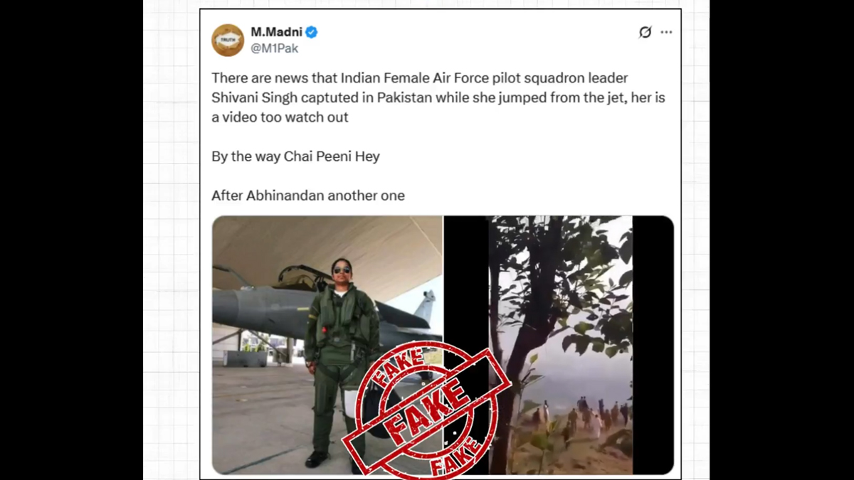 India Pakistan Conflict: இந்திய பெண் விமானியை சிறைபிடித்த பாகிஸ்தான்? பரபரப்பு தகவல் வைரல்.!