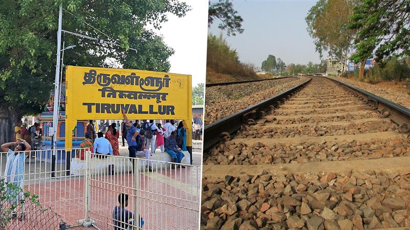 வந்தே பாரத் இரயில் மோதி உடல் சிதறி பலி.. மனைவி, மகன் கண்முன் சோகம்.!