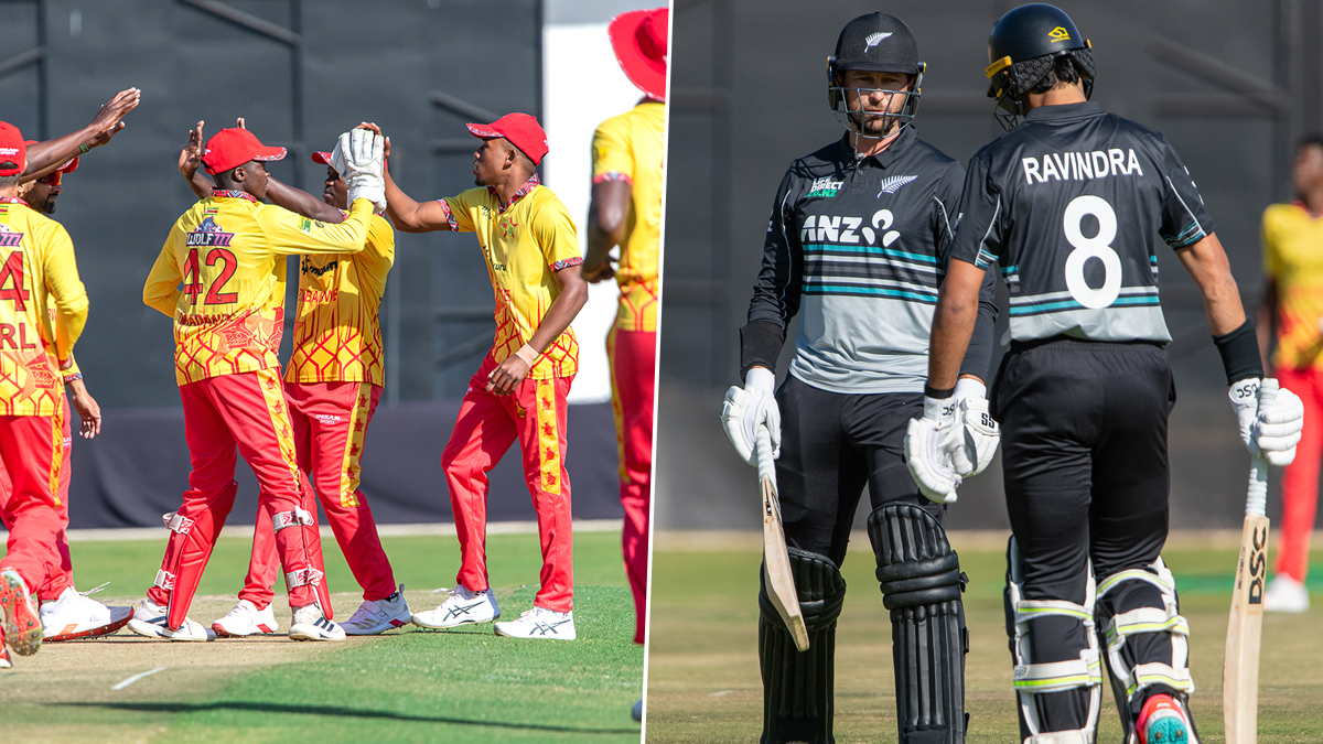 ZIM Vs NZ: நியூசிலாந்து அதிரடி தொடக்கம்.. 43 ரன்னுக்கு 1 விக்கெட் இழப்பு..!
