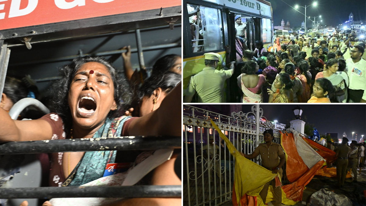 Sanitary Workers Arrest Vs Coolie FDFS: ஒருபக்கம் கூலித் தொழிலாளர்கள் போராட்டம்.. மறுபக்கம் 'கூலி' கொண்டாட்டம்.. கடும் விமர்சனங்கள்.!